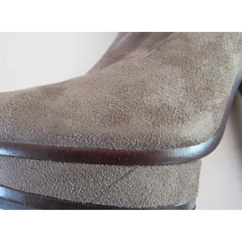 Jennifer Lopez JLO JLLISETTE GREY Over the Knee Faux Suede Platform Boots 9M - Picture 7 of 14